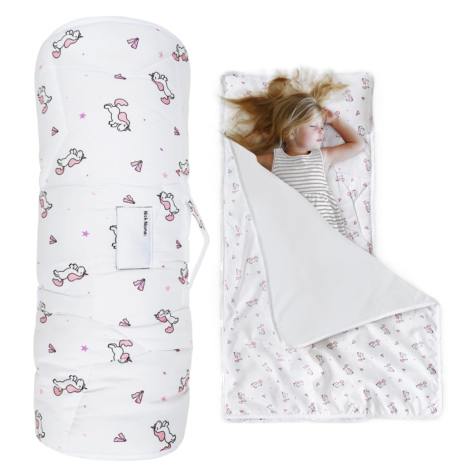 SPRINGSPIRIT nap mat size 50 by 21 inches for ample space.