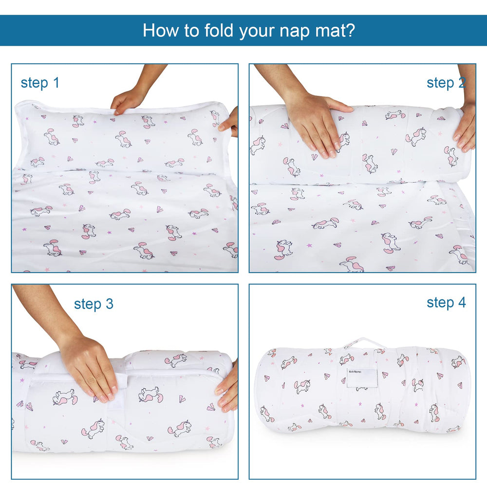 SPRINGSPIRIT nap mat closeup of ultra soft fabric texture.