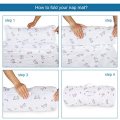 SPRINGSPIRIT nap mat closeup of ultra soft fabric texture.