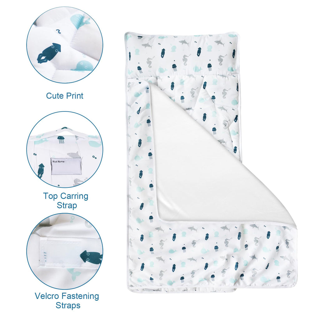 SPRINGSPIRIT Nap Mat with carrying handle ready for school trips