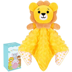 Sprinqdawin Loveys Lion yellow 12in, a comforting security companion for babies.