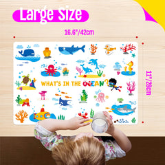 SpriteGru marine placemat featuring waterproof surface for easy cleanup.