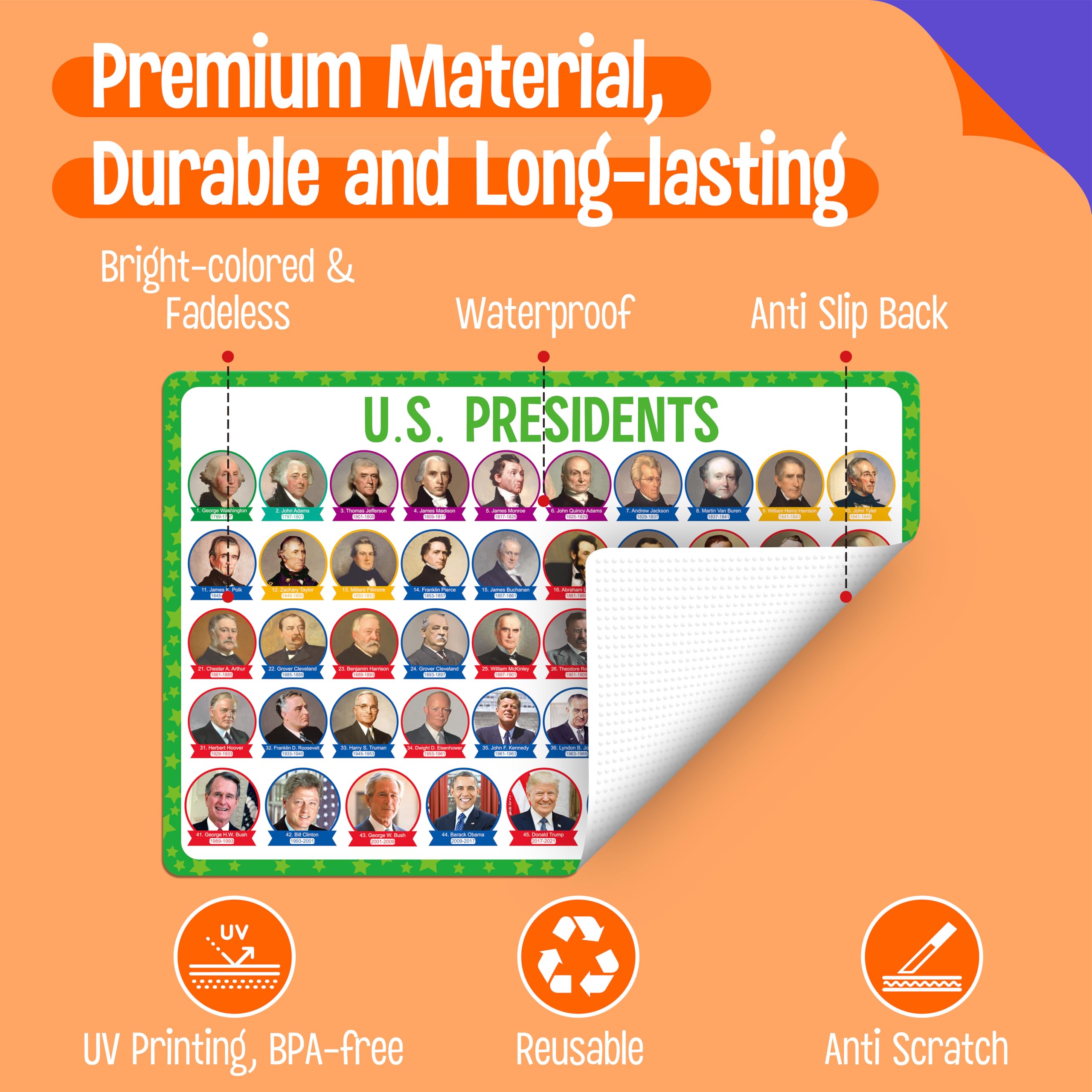 SpriteGru Human Body placemat with friendly diagrams for curious minds
