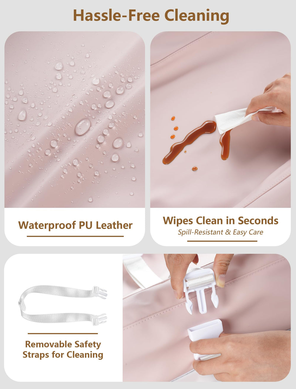 Sprouterie changing pad curved design illustrates gentle shaping for comfort