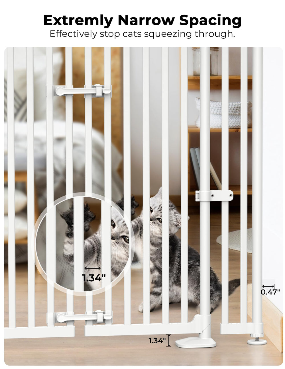 Sprouterie gate demonstrates two-way opening for easy passage