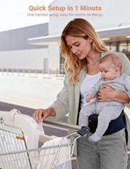 Sprouterie cover demonstrates quick one-hand installation for busy caregivers.