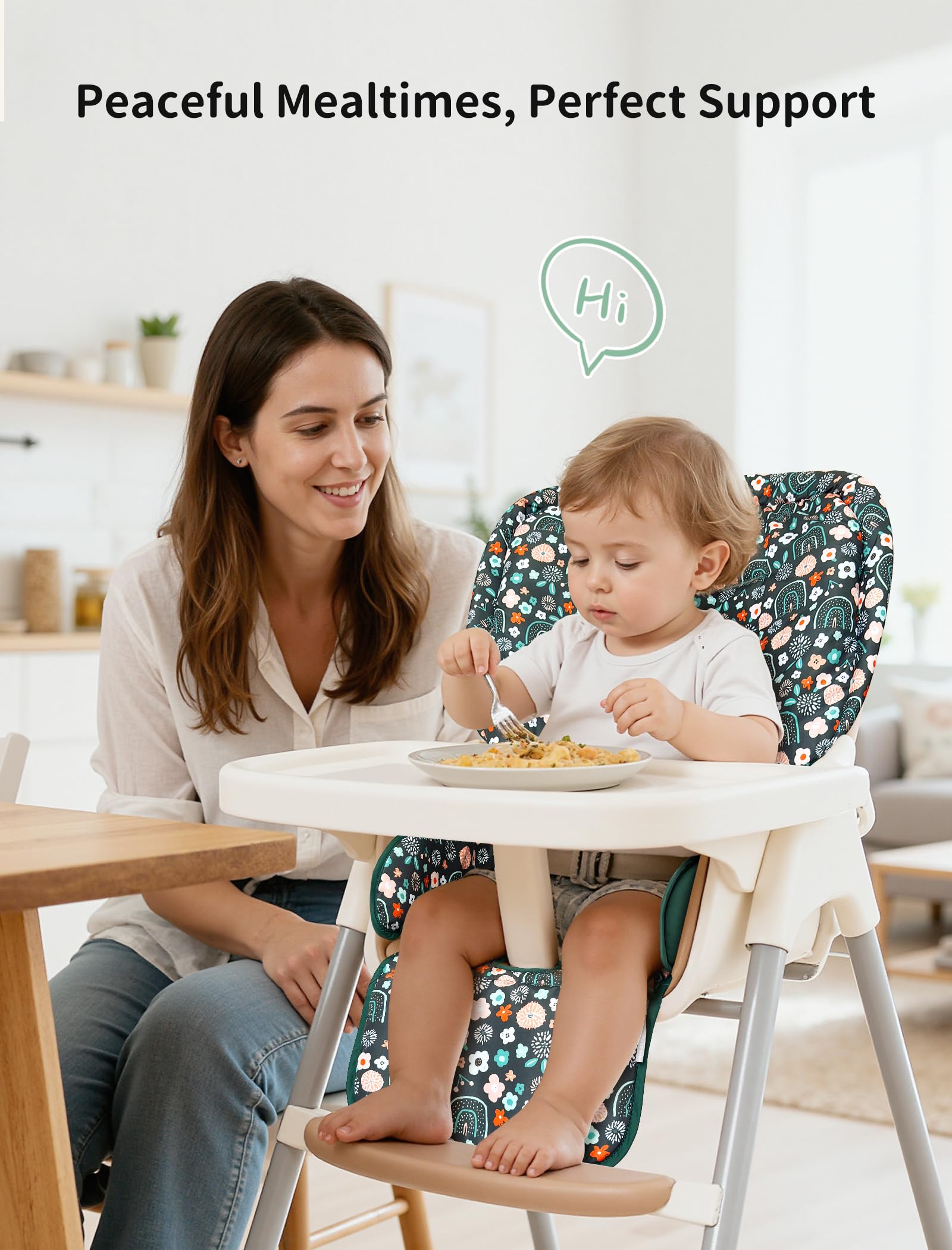 Sprouterie modern stain-resistant pattern adds style to home or restaurant seating.