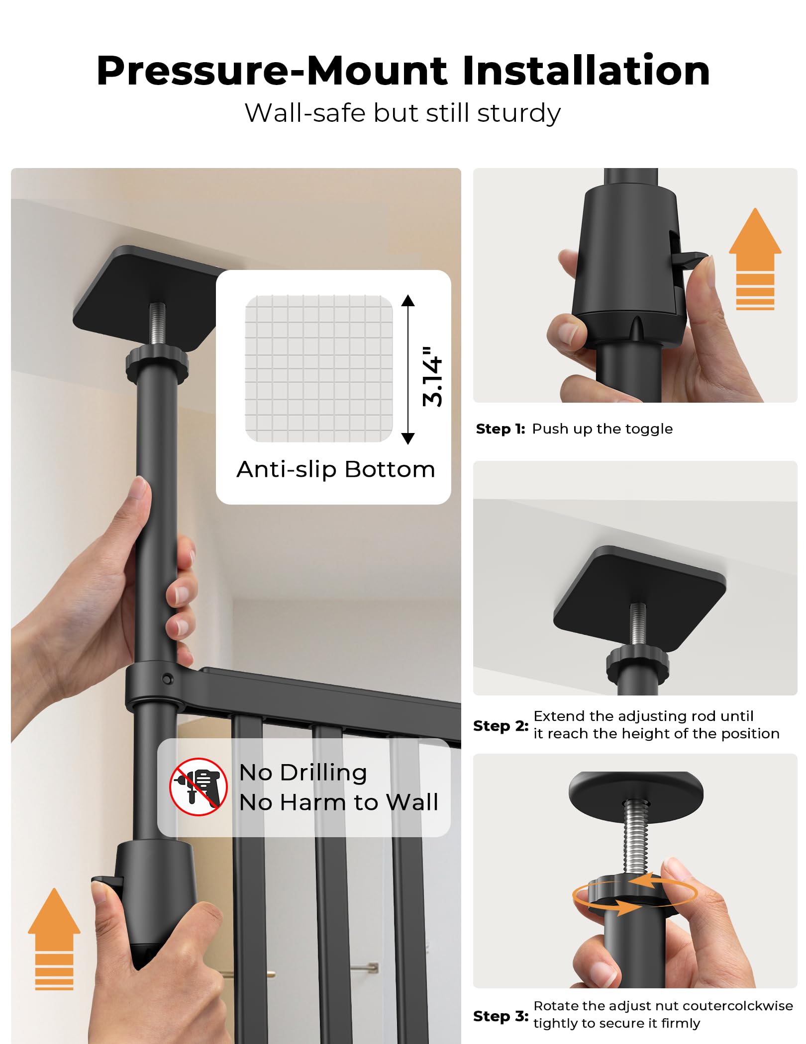 Sprouterie two-way opening with auto-close for easy adult access.