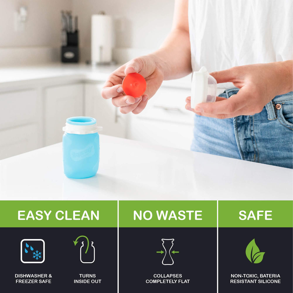 Squeasy Snacker kid-friendly pouch for yogurt or applesauce