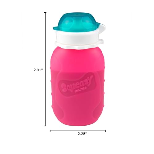 Squeasy Snacker travel-friendly pouch simplifies snack time.