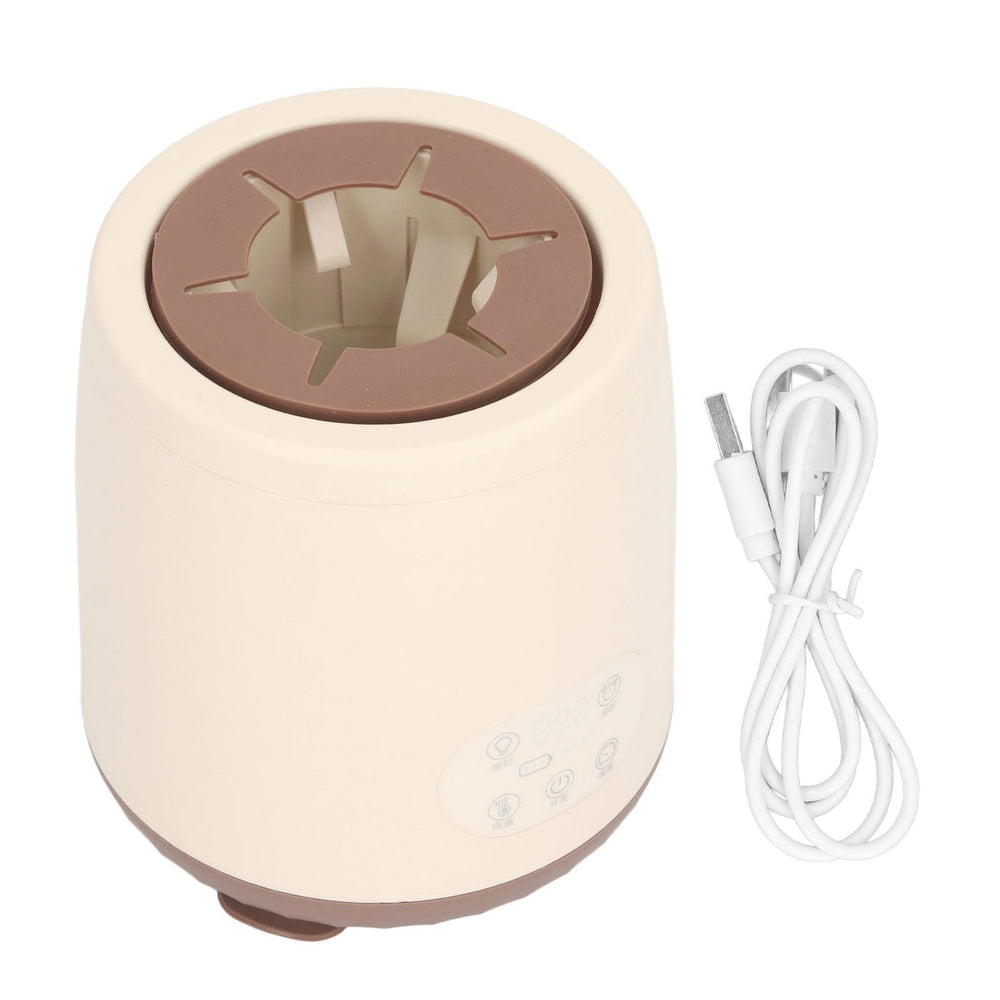 Srliya automatic baby milk shaker with 360° rotation for consistent blending.