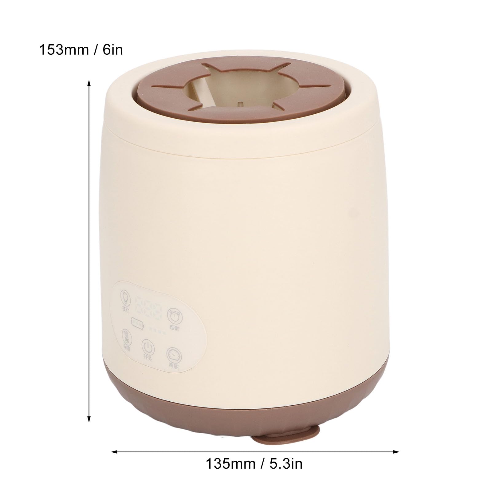 Srliya milk shaker shows USB charging for convenient on-the-go feeding.