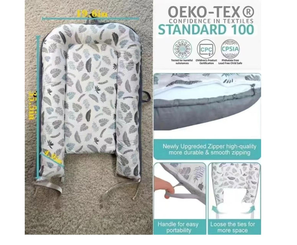 Removable pillowcase on the SSKFerier lounger cover for easy cleaning.