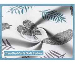Cushioned mattress and framed base provide secure positioning for infants.