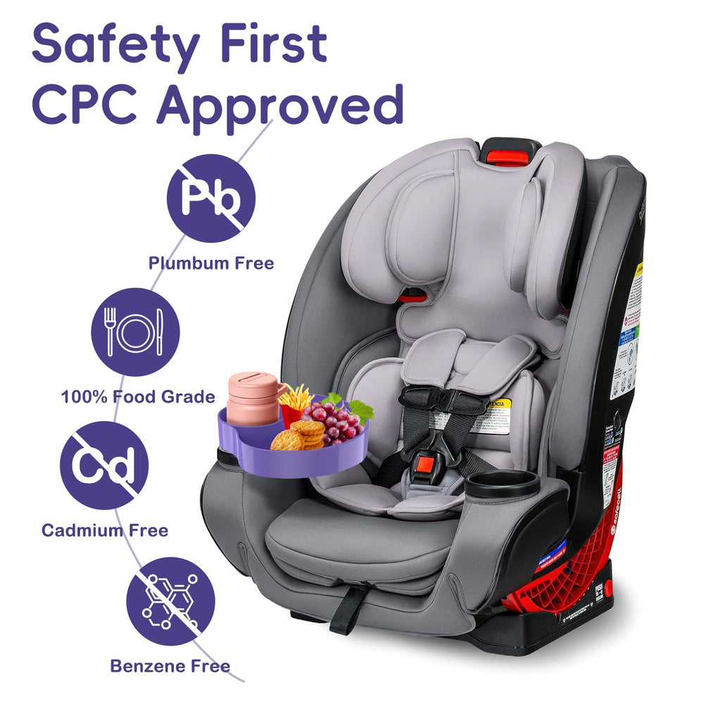 SSPONT travel tray with cup holder keeps drinks secure during trips.