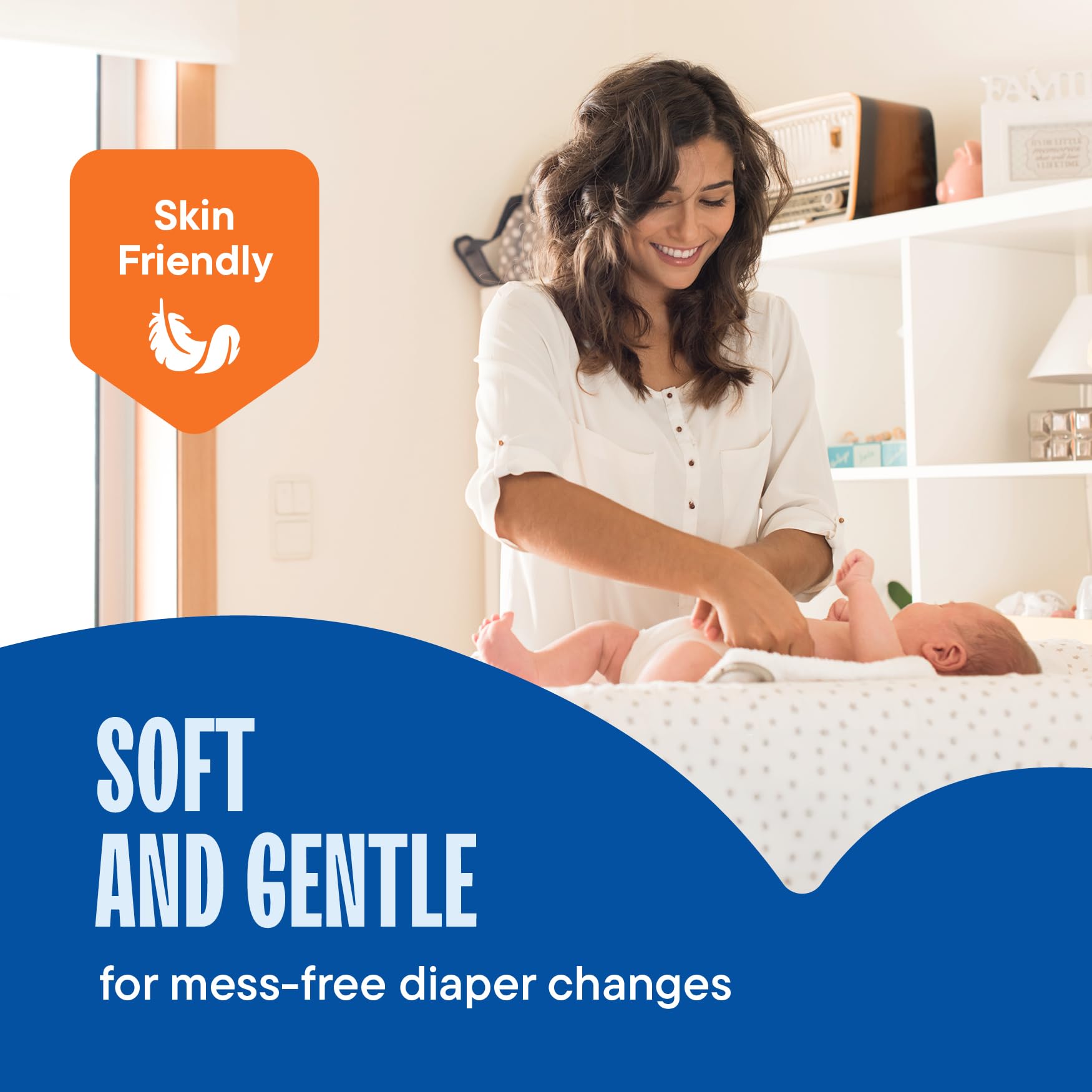 Disposable pads shown ready for quick cleanup after use.
