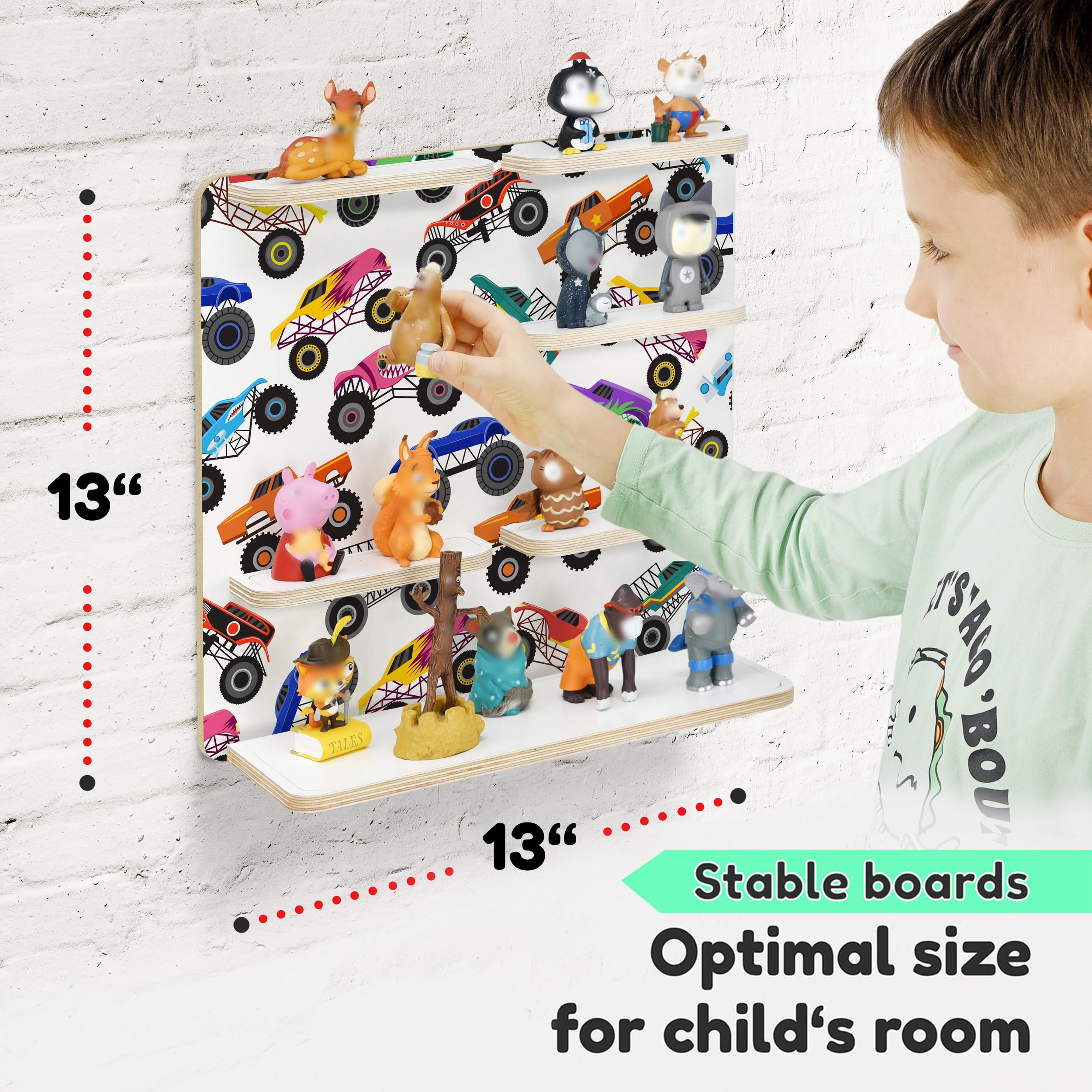 stadtecken magnetic figure holders securely hold Tonies figures in place