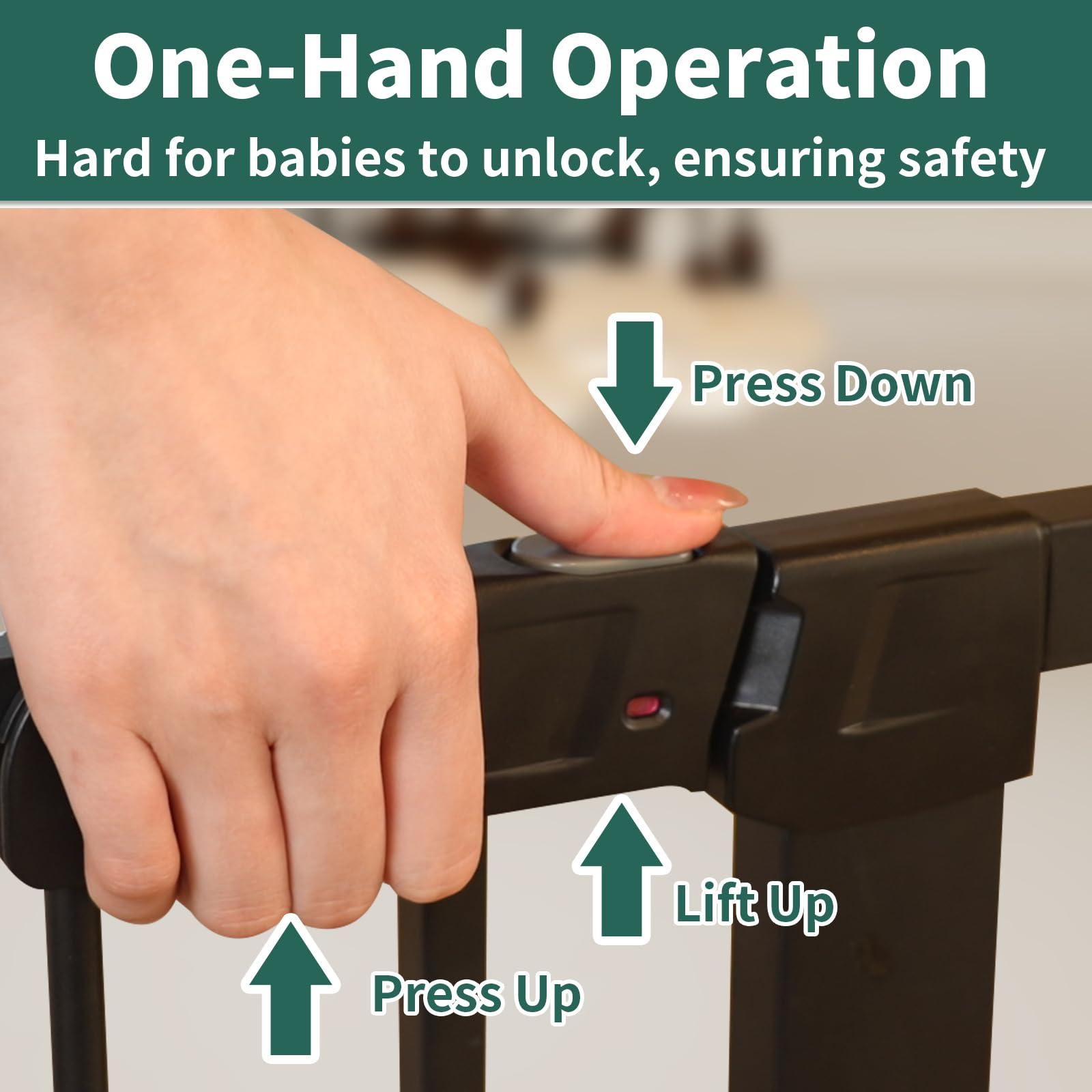 StairsFit dual-direction opening for easy access from either side