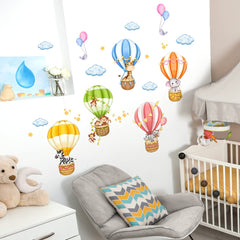 Stampringt monkey balloon wall decal invites imaginative play on walls.