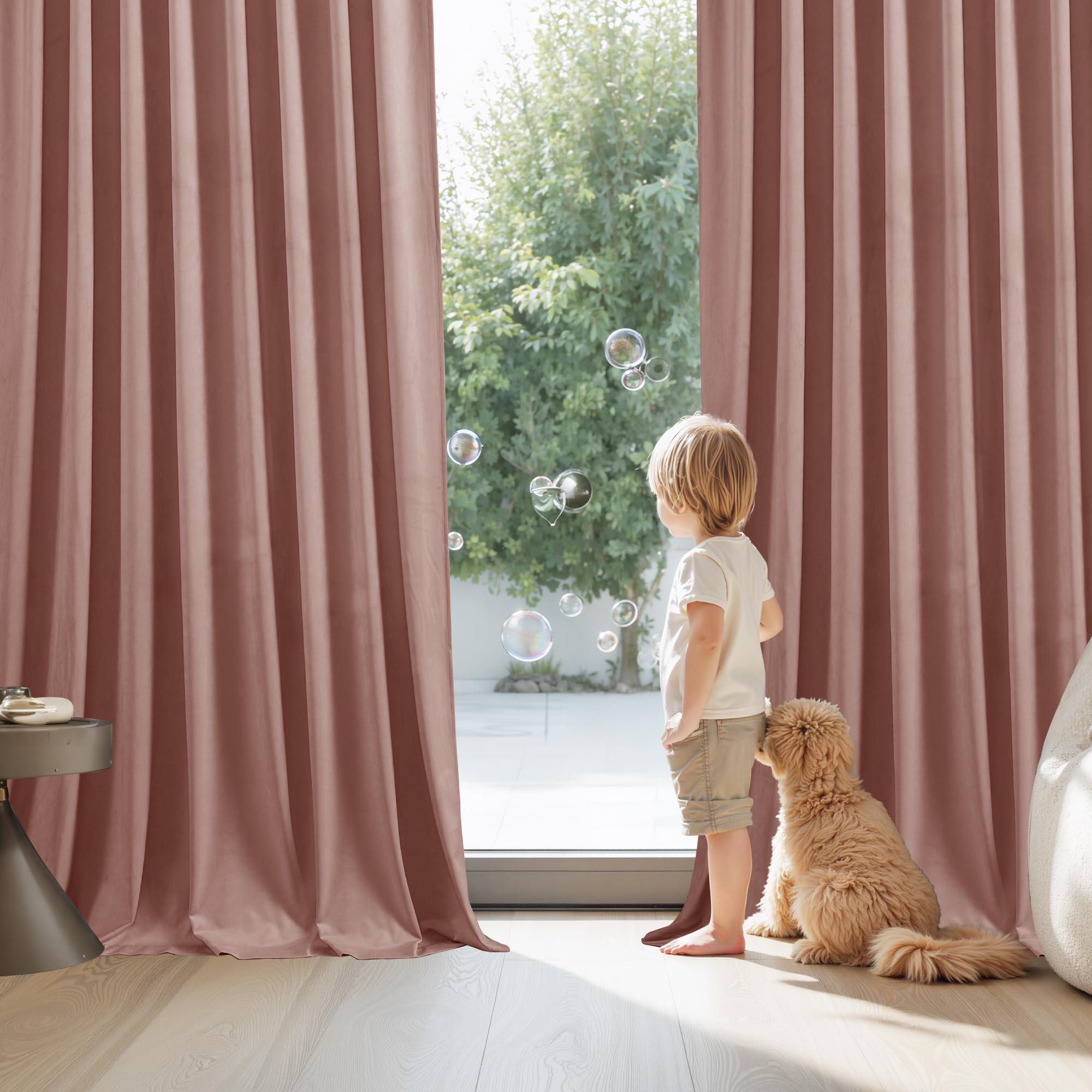 StangH velvet panels deliver a luxurious drapery look in any room.