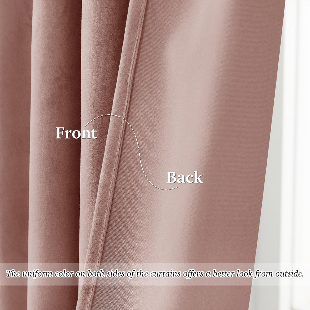 StangH velvet curtains offer insulation against heat and cold.