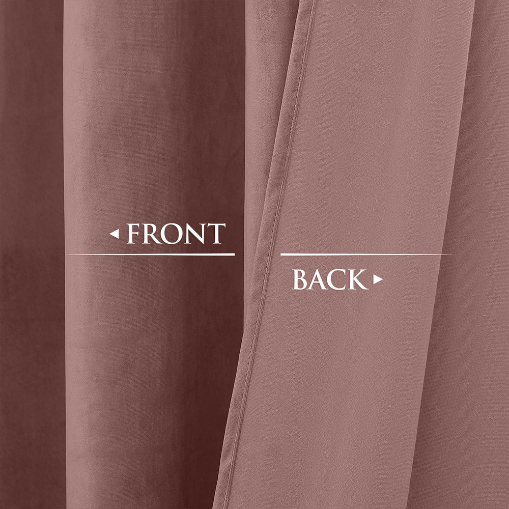 StangH Wild Rose Pink Curtains create cozy bedroom retreat