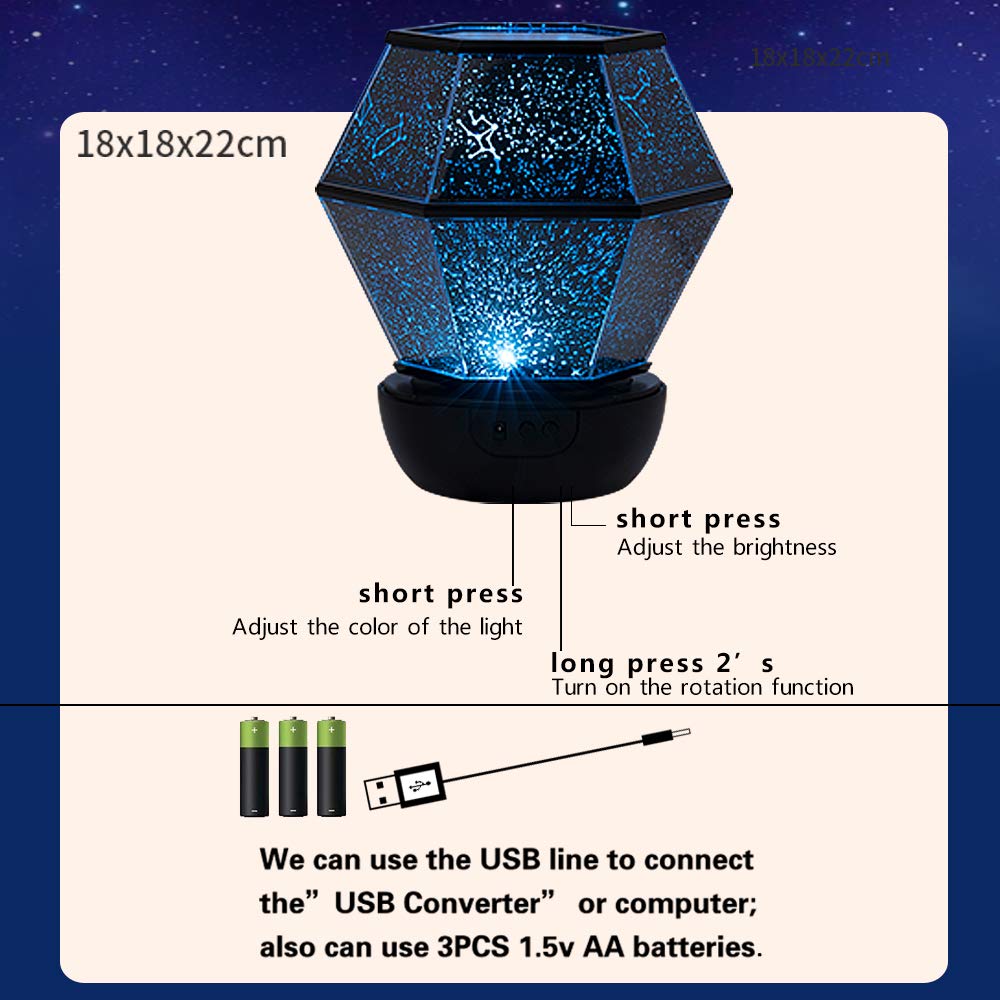 STARS LAMP immersive ambiance for parties and small celebrations.