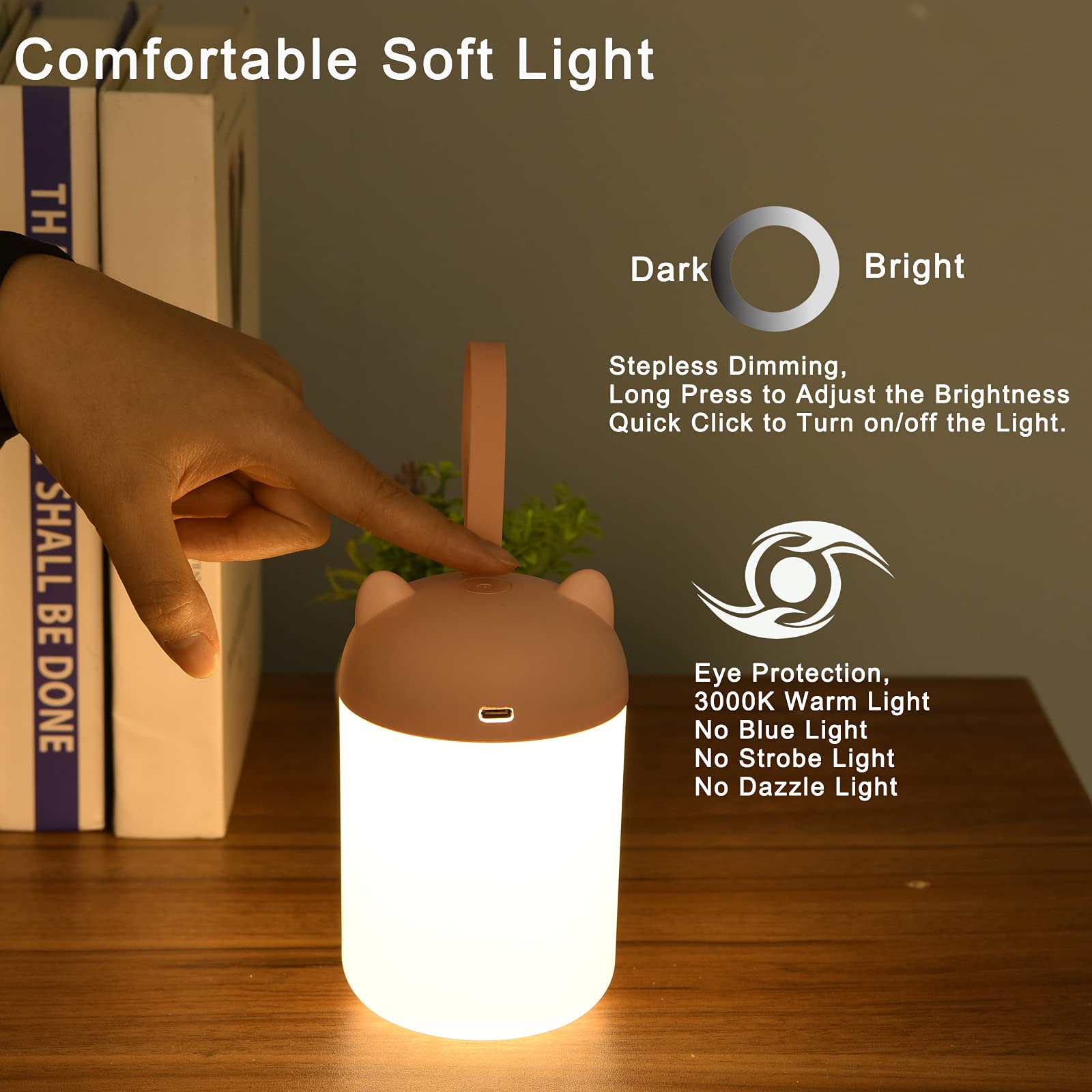 STARTOGO 3000K warm light soothes eyes in nurseries.