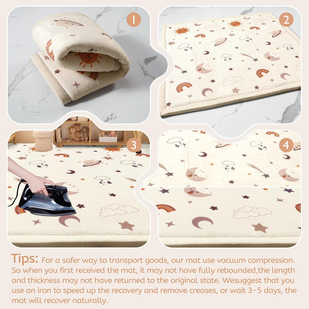 STARUIA mat folds easily for storage and travel.