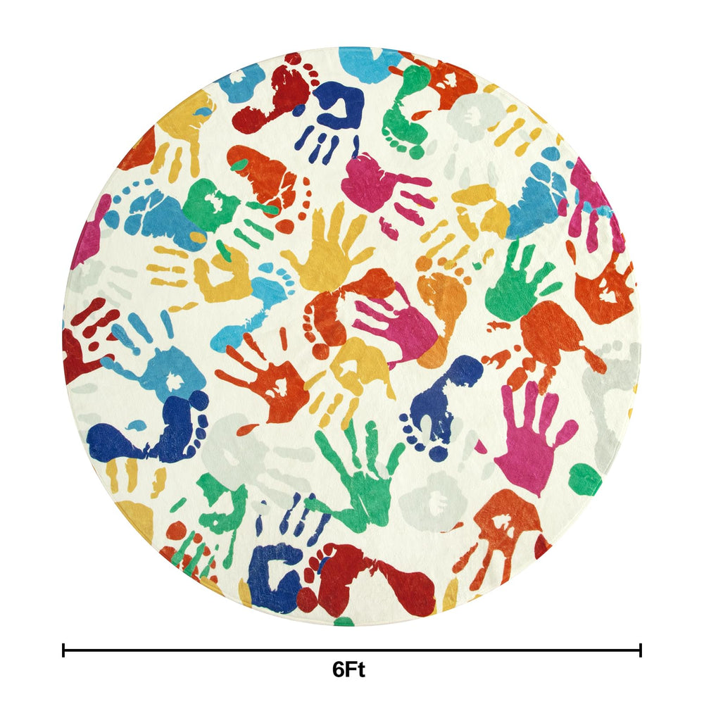 STARUIA rainbow classroom rug in vibrant colors boosts cheerful learning spaces.