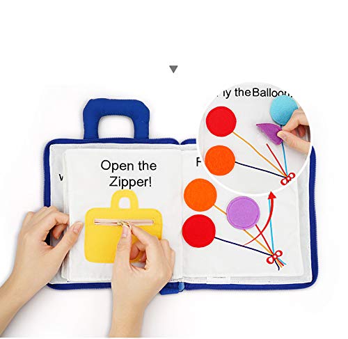 Stasover My Quiet Book durable stitching supports adventurous toddlers during daily playtime.