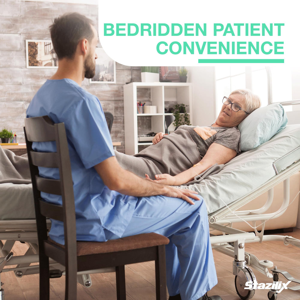 Stazilix caregiver-friendly pads reduce cleanup effort in home care settings.