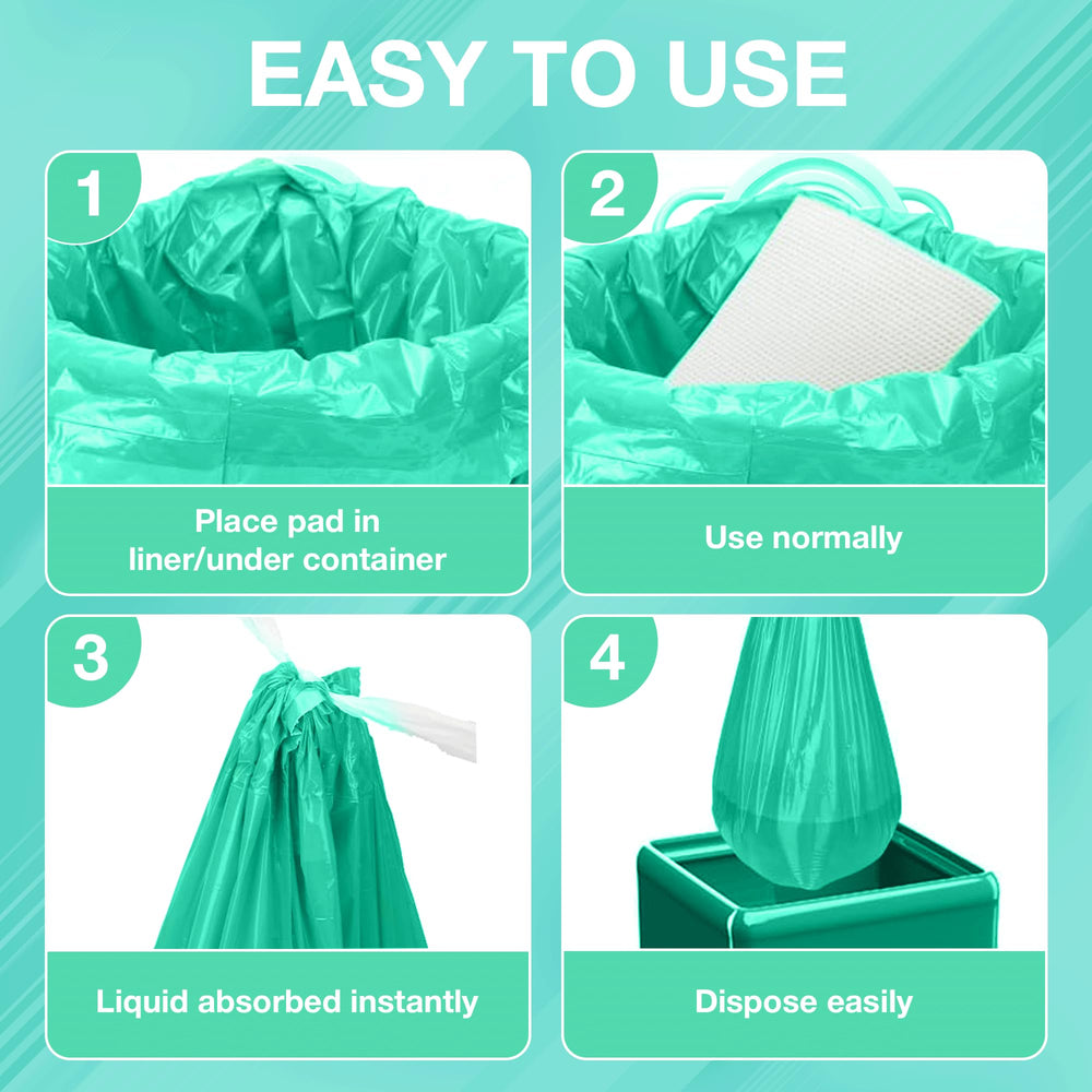Stazilix disposable hygienic pads simplify cleanup for caregivers and patients.