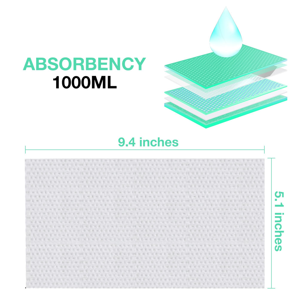 Stazilix tear-resistant commode pad provides reliable leak protection during use.