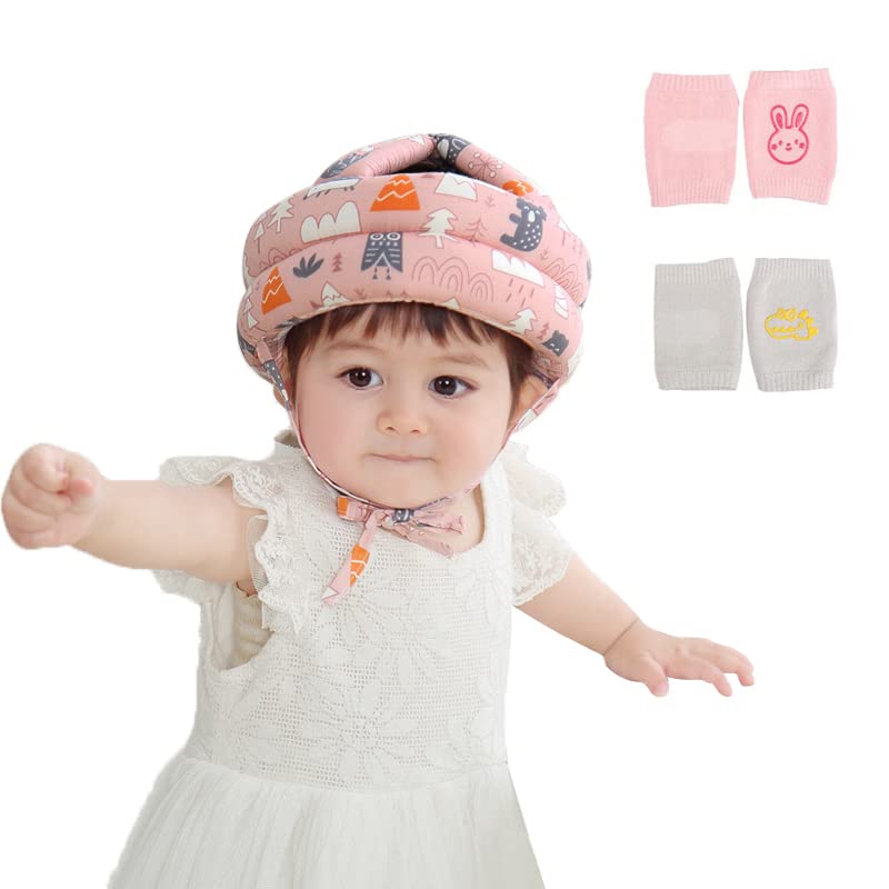 STbest baby head protector helmet providing full head coverage for walking and crawling