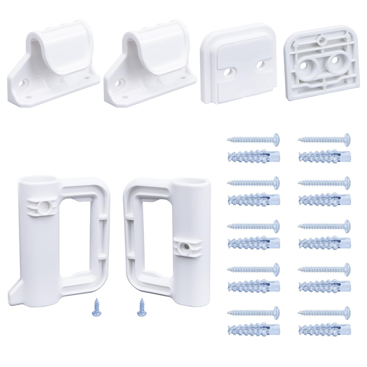 Stcockis baby gate hooks and latches for quick repairs and secure closure.