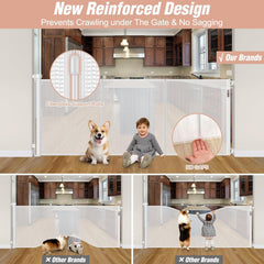 Stcockis extra-tall 42-inch gate height provides reliable boundary for pets