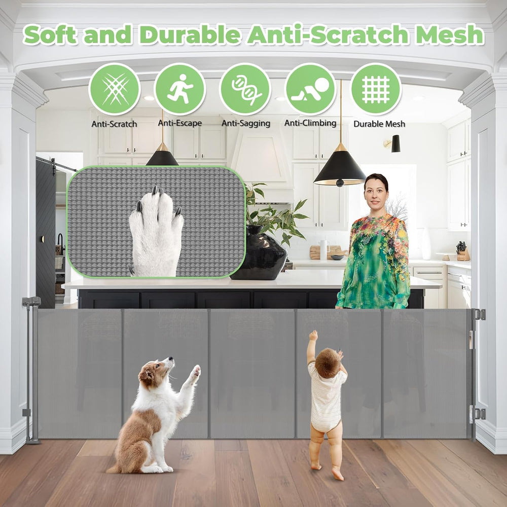 Stcockis see-through mesh offers visibility for supervision.