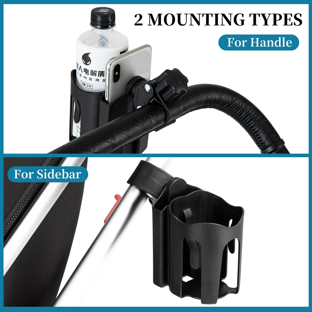 SteAnny adjustable clip diameter for a snug fit on various bars.