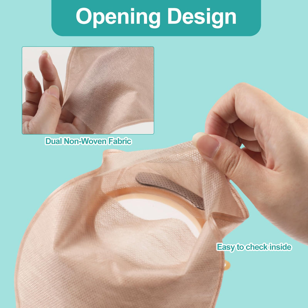 Steawoce cut-to-fit sizes illustrate customizable fit for 15–45 mm stomas.