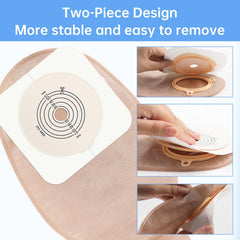 Steawoce colostomy bag odor filter neutralizes odors for confident wear.
