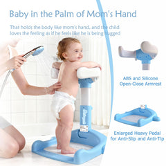 SteelSuperb baby bath stand with height adjustment for growing toddlers.
