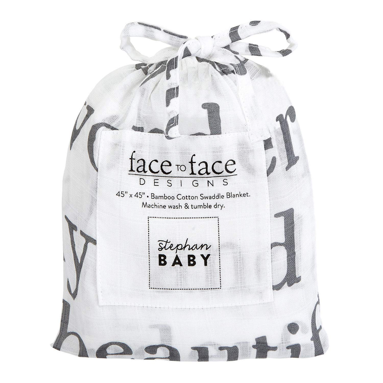 Viscose and cotton blend swaddle fabric showing softness and breathability