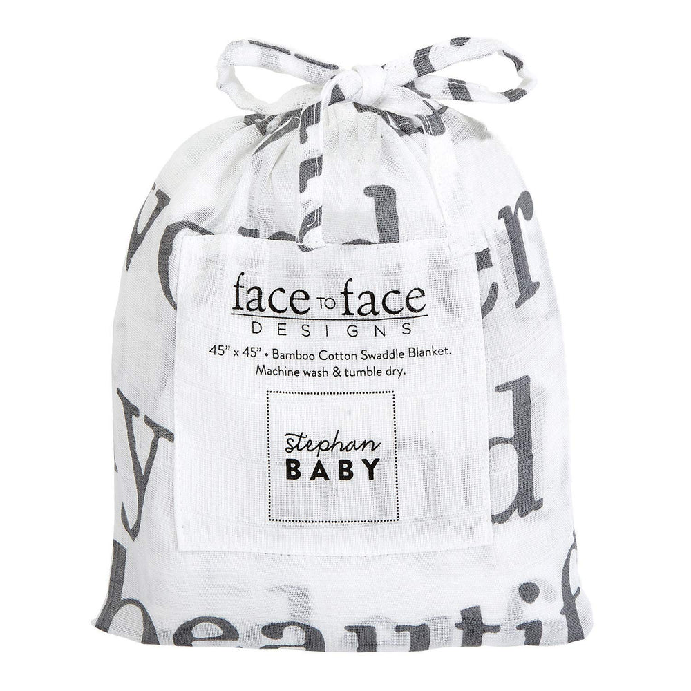 Viscose and cotton blend swaddle fabric showing softness and breathability