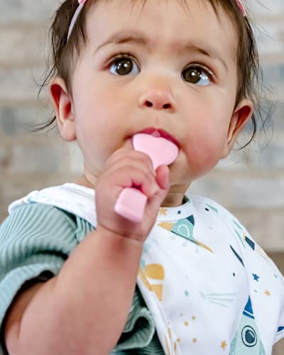 Stephen Joseph 100 percent silicone spoons provide safe, gentle contact at mealtimes