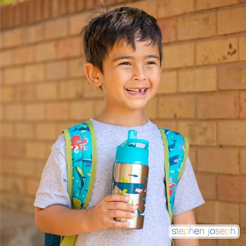 Stephen Joseph bottle with reusable design suits lunch boxes