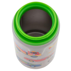 Stephen Joseph bottle with flip-top spout prevents leaks during playtime
