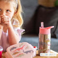 Stephen Joseph BPA-free bottle supports safe sipping with metal construction