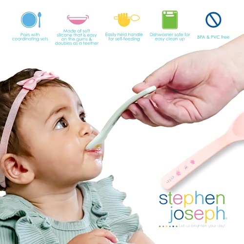 Stephen Joseph dishwasher safe spoons simplify cleanup after busy family meals