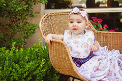 Stephen Joseph patterned cushioned headband combines soft fabric with coordinating designs for versatile wear
